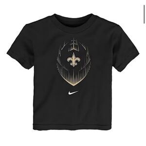 New Orleans Saints Nike Black NFL T-Shirt + Shorts Toddler 4T